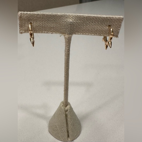 Spike Hoop Earrings - Picture 3 of 6